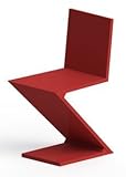 MLF? Gerrit Thomas Rietveld Zig Zag Chair (7 Colors). Minimalist Art Design, Durability & Stability.