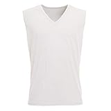 エーシーピージー（ACPG） ドライプラスクール ノースリーブ Vネック アンダ-シャツ 891PA0GC6119WHT （ホワイト/Ｓ/Men's）