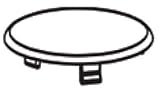 Moen 100021ハンドルキャップ&温度 – クローム