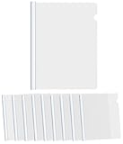 [GJTr] B5 レール スライドファイル レールファイル スライドバー (ホワイト 10冊セット)
