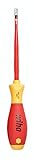 Wihaツール32046 InsulatedスリムラインSlotted Screwdriver withクッショングリップ – 3.5 X 100 mm、by WihaツールUSA
