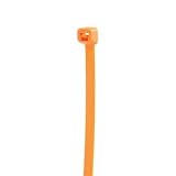 Standard Fluorescent Cable Tie, 50lbs Tensile Strength, 3" Bundle Diameter, 0.187" Width, 11.1" Leng