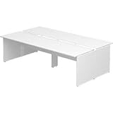 Garage フリーアドレスデスクSN 両面デスク SN-2414 幅240cm 白