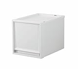 【Amazon.co.jp限定】天馬 収納ボックス フィッツケースマルチ キッチン収納 幅30×奥行40×高さ30cm ランドリー 収納ケース 省スペース 衣装ケース 日本製 再生材配合 サステナブル【色 ホワイト】 【40-30M】