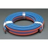 エスコ ツインホース 溶接用 8.0+8.0mm ×10m EA300A-10