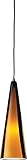 Elk 545-1SAH Desert Winds 1-Light Pendant with Sahara Glass Shade, 5 by 17-Inch, Satin Nickel Finish