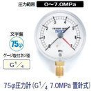 タスコ 75φ圧力計 G1／4　7.0MPa 置針式 TA148A-270