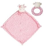 Angel Dear Blanket with Matching Rattle Baby Gift Set : Pink Giraffe by Angel Dear