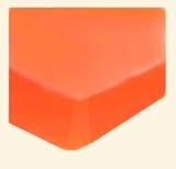 SheetWorld Fitted Pack N Play (Graco Square Playard) Sheet - Burnt Orange Jersey Knit - Solid Colors