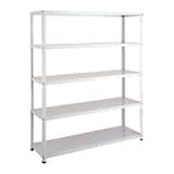 ダイソー スチールラック５段 ＪＦ－３ 約幅１５０×奥行４５×高さ１８０ｃｍ 【アングル棚 スチール棚】