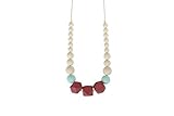 Lacey Marsala Silicone Teething Necklace by Chewable Charm