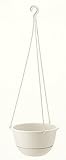 リッチェル 吊鉢 8号 ホワイト(W)