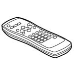 シャープ[SHARP]　シャープ液晶マルチメディアモニター用リモコン（523 648 0011） 【5236480011】