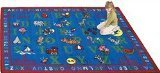 Joy Carpets Kid Essentials Early Childhood Phonics Fun Rug Multicolored 7'8 x 10'9 [並行輸入品]