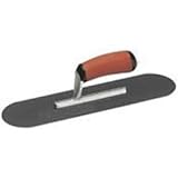 MARSHALLTOWN The Premier Line SP14BD 14-Inch by 4-Inch Blue Steel Pool Trowel with DuraSoft Handle [