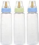 Gerber First Essential Clear View BPA Free Plastic Nurser With Latex Nipple, 9 Ounce, 3 Pack by Gerb