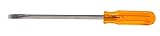 Xcelite S5168 Chrome Vanadium Steel Slotted Square Blade Screwdriver, 5/16" Head, 8" Blade Length, 1
