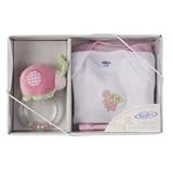 Baby Girl Rattle and Body Suits, Little Lady Bug Deluxe Gift Set by MM