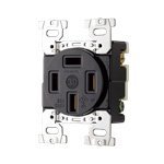 パナソニック(Panasonic) 接地3P30A 埋込コンセント ブラック WF1430BK