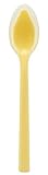 口あたりやさしいスプーン 一体深型 大 イエロー