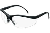 Safety Glasses - Klondike - Black Frame/Clear Anti-Fog Lens by Crews
