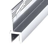 CRL Brite陽極酸化Framelessスライドシャワードア上部ハンガーレール押し出しfor 3 / 8 "ガラス – 72 in long