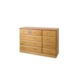 天然木タイル付きチェスト(ロータイプ)