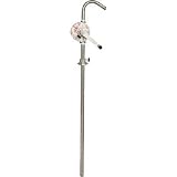 アクアシステム:アクアシステム 溶剤・薬品用手廻しドラムポンプ (オールステンレス) HRD-25SUS 型式:HRD-25SUS