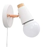 FSLiving ブラケットライト フック固定 穴開け要らない 賃貸照明 賃貸対応 取付簡単 ドリル不要 壁掛け照明 壁掛けライト コンセント式 コード付き壁掛け照明 玄関 脱衣所 店舗 化粧台 洗面台