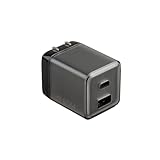 GOLNY 充電器 Type-C USB-A 2ポート 最大PD65W PSE認証品 黒 GL-AC65A-AC1-BK