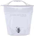 岩谷マテリアル 水タンク ウォッシャブル ウォーターバッグ 5L 透明 WWB-5CL 注ぎやすいコック付き キャンプ レジャー 防災 約37×36×16cm