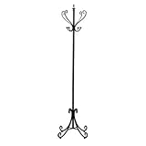 姫系家具 アイアンポールハンガー 高さ175cm ブラック
