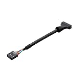 マザーボード ヘッダー アダプター コード 20Pin USB3.0 メス/オス - 9Pin USB2.0 オス/メス 変換アダプター USB3. 2.0 マザーボード ヘッダー アダプター