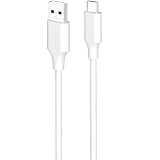 Acbands USB Type C ケーブル 【1m / ホワイト】 QC3.0対応 3A シリコン素材 柔軟なデータケーブル USB-A&USB-C 滑らかで柔らかいデータケーブル【Xperia/Samsung/Galaxy/Pixel/iphone 15 スマホ タブレット 等対応 】