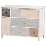 スモーキーシリーズ　チェスト（アンティークホワイト）　MCH-8307AW  【送料無料】