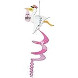 Beistle 50738 Stork It 's A Girl 。wind-spinner、3-feet 6インチ