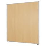 法人様向け カグクロ 木目調ローパーテーション メラミン 間仕切り H1200×W1000 シルバーフレーム チーク 衝立セット PW1012SET1-MP