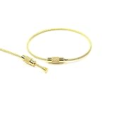 handmade.amane ワイヤーキーリング キーホルダー 金具 10個 ゴールド ストラップ キーホルダー アクセサリーパーツ 材料 接続金具