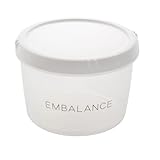 ウィルマックス(Wilmax) エンバランス(EMBALANCE) ラウンドコンテナ L 750ml ホワイト T12191