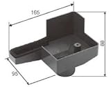 LIXIL部品 エクステリア用部品 バルコニー 雨樋：集水器(コーナー用)[WXHB517] オータムブラウン・左[WXHG516]