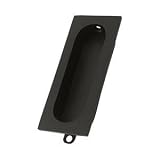 Deltana FP222U Rectangle Flush Pull (Paint Black) [並行輸入品]