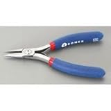 エスコ 115mm精密用プライヤー(ESD/半丸/バネ付) EA537T-3