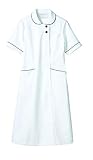 ナースワンピース(半袖) 73-1838 白/ネイビー サイズ:4L 住商モンブラン 医療従事者向け