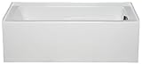 Americhケント6032左hand-luxuryシリーズTub 60x32 KN6032LL-WH 1