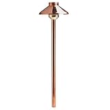 Kichler Lighting 15821CO27 Llenita 4W 2700K Design Pro LED 12V Path & Spread Landscape Fixture, Copp