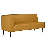 arne ソファー 2人掛け 片肘付き 合皮レザー LD ソファ 2P-R ベージュ