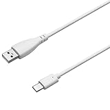 ICONSHOP 端子が長い USB-C ケーブル 90cm ホワイト【約9mm端子搭載】 IC-1LCC