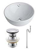 4点セット　陶磁器製　rapora 洗面手洗ボウル ＋ ポップアップ排水栓 ＋ツバ付直管＋ 選べる排水管　S字床排水管 または ボトルトラップ壁排水管 の セット 洗面器 手洗い器 洗面化粧台 おしゃ