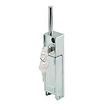 Prime-Line Products U 9997 Keyed Bolt Lock, Aluminum Finish [並行輸入品]