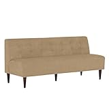 arne ソファ 三人掛け アームレス 日本製 完成品 Lunch 3×8 モダン ダークブラウン脚 ベージュ